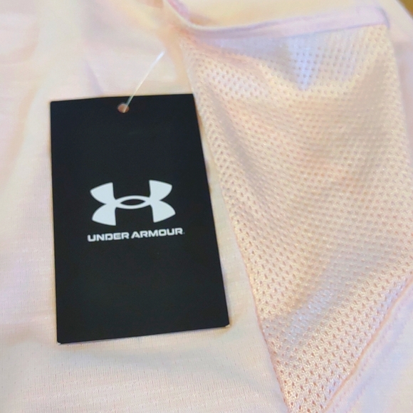 NWOT Under Armour SZ XL Pale Pink Vent Tank. - Picture 6 of 8
